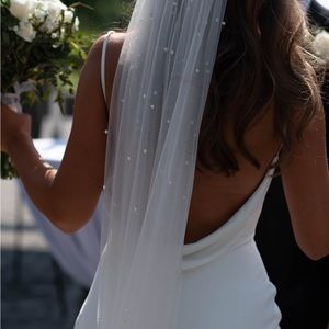 Ivory Pearl Cathedral Veil